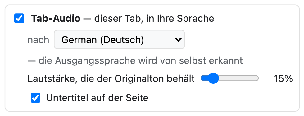 Die anderen zu Ihnen