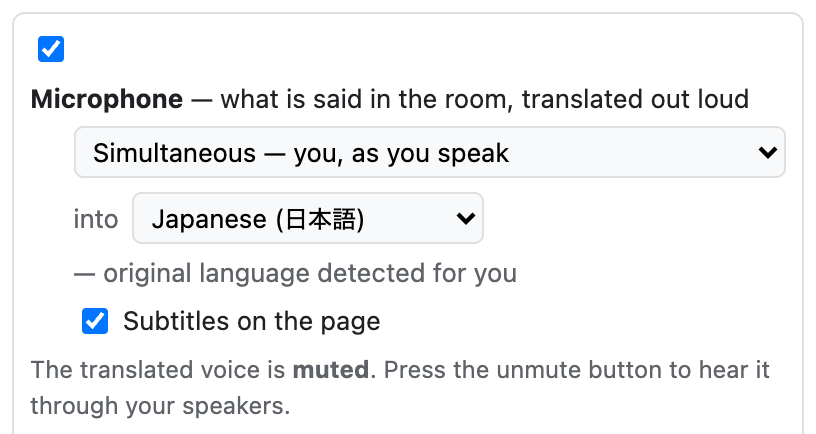 Your voice, their language