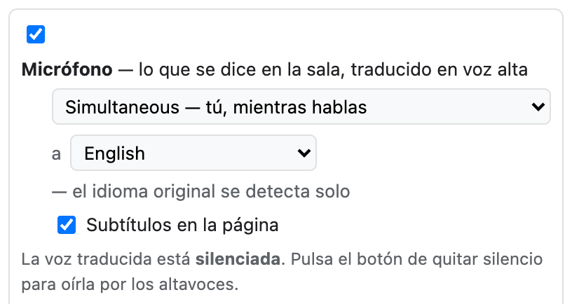 Tu voz, su idioma