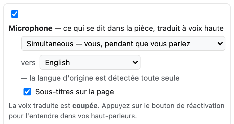Votre voix, leur langue